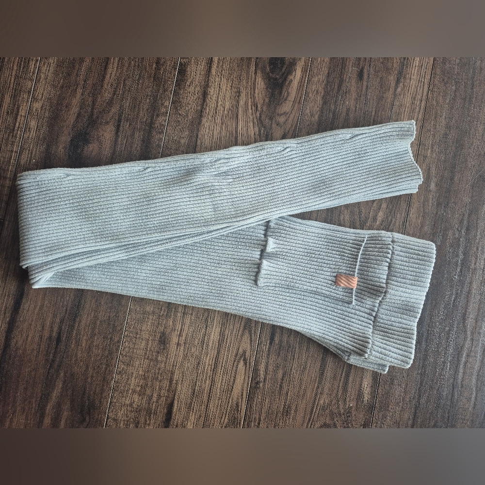 Lunya Cotton Silk Henley Leggings Set Gray Ice Blue Silver XS/S - Picture 8 of 9